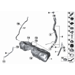 Korek wlewu paliwa BMW E60 E61 E63 E70 E71 E83 E84 F01 G15 G31 G32 MINI - 16117222392