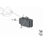 Sterownik pompy paliwowej BMW F01 F02 F07 F10 F11 F12 F13 F25 X3  - 16147276073