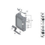 Element tłumiący dod. chłodnicy BMW F01 F02 F06 F07 F10 F11 F12 F13 - 17117575251