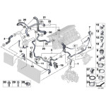 Przewód wody BMW F02 F06 F07 F10 F11 F12 F13 535 640 740 - 17127598250