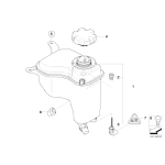 17137607482 Zbiorniczek płynu chłodzącego BMW E87 E81 E90 E91 X1 1,6 1,8 2,0 2,3 3,0 2,5 - 17137607482 - Części oryginalne BMW Łódź | Sklep internetowy BMW