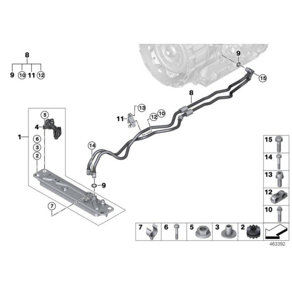 Termostat BMW E70 E71 F15 F16 F85 F86 M 28iX 35iX 40eX 40iX 50iX - 17217600563