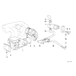 Przewód elastyczny powietrza BMW E30 318 - 13411721909