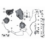 Poduszka silnika prawa BMW F01 F02 F07 F10 F11 740dX 730dX 530dX 535dX - 22116777382
