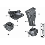 22116787657 Poduszka silnika lewa BMW F20 F21 F22 F30 F31 F32 F34 F36 114 116 118 120 125 218 220 225 316 318 320 325 328 420 428 418 - 2211 - Części oryginalne BMW Łódź | Sklep internetowy BMW