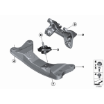 22316796617 Poduszka skrzyni biegów BMW F20 F21 F22 F23 F30 F31 F32 F33 F34 F36 - 22316796617 - Części oryginalne BMW Łódź | Sklep internetowy BMW