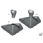Gałka zmiany 6-biegów tworzywo BMW F20 F30 F31 F32 F34 F36 114 116 118 118 120 125 316 318 320 420 418 - 25117596009