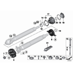 Przegub elastyczny wału BMW F06 F10 F12 F13 F85 X5 F90 F91 F92 F97 F98 X3 X4 M5 M6 M8 - 26112284495