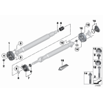 Podpora wału napędowego BMW F20 F21 F22 F23 114 116 118 120 125 M135 218 220 228 230 - 26127597883