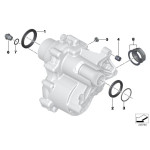 Pierścień uszczelniający zimering skrzyni rozdzielczej MINI R60 R61 - 27109807671