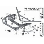 31126763704 Wahacz rozprężny z poduszką gum. prawy - 31126763704 - Części oryginalne BMW Łódź | Sklep internetowy BMW