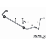 Łącznik stabilizatora przód BMW F20 F21 F22 F33 F30 F31 F32 F33 F34 F36 - 31306792211