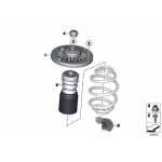 Poduszka łożysko amortyzatora przód BMW F25 F26 X3 X4 - 31306852158