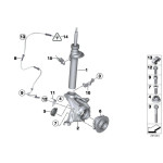 Amortyzator przód lewy BMW F25 F26 X3 X4 18d 18i 20dX 20iX 20i 28i 28iX - 31316796315