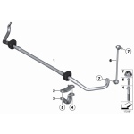 Stabilizator przód BMW F06 F10 F11 F12 F13 640i 518 520 525 528 530 535 - 31356791924