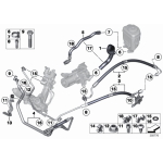 Przewód powrotny chłodnicy BMW F02 F06 F07 F10 F11 F12 F13 740LiX 640iX 535iX - 32416788813