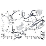 Przewód ssący ukł. kierowniczego BMW F01 F07 F10 F11 730d 740d 530d 535d 535sX 530dX 740dX - 32416850311