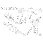 Przewód ssący ukł. kierowniczego BMW E81 E84 X1 E87 E80 E91 E92 E93 - 32416850583