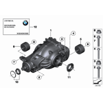 Tłumik drgań mostu dyfra BMW F10 F11 530dX 535dX - 33107631466