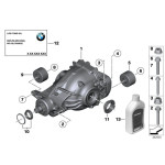 Tłumik drgań mostu dyfra BMW F10 F11 530dX 535dX - 33107631466