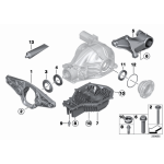 Zimering mostu BMW F06 F10 F12 F13 F80 F82 F83 F87 M2 M3 M4 M5 M6 - 33137596788