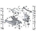 Śruba zabezpieczająca BMW E81 E84 X1 E87 E90 E91 E92 F01 F07 F10 F11 F12 F20 F21 F30 F31 F34 F36 - 33306793891