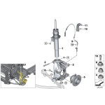 Nakrętka BMW Z4 E89 F25 F26 X3 X4 G01 G02 i3 I01 - 33326760368