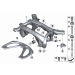 Łożysko gumowe tył BMW F06 F10 F12 F13 M5 M6 - 33326764105