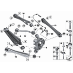 Nakrętka sześciokątna z kołnierzem BMW F25 F26 X3 X4 i3 I01 G01 G02  - 33326794873
