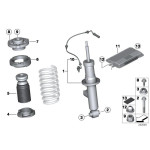 Nakrętka sześciokątna z kołnierzem BMW F25 F26 X3 X4 i3 I01 G01 G02  - 33326794873