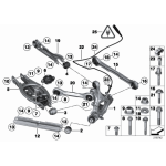 Śruba mimośrodowa wahacza tył BMW E84 X1 F20 F21 F22 F23 F30 F31 F32 F33 F34 F36 G20 G21 G29 Z4 - 33326796196