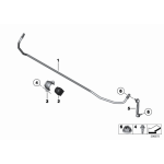 Łącznik stabilizatora lewy BMW E84 X1 F20 F21 F22 F23 F30 F31 F32 F33 F34 F36 G20 G21 G29 i8 I12 I15 - 33506785607