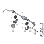 Łącznik stabilizatora tył BMW F07 F11 GT touring 518 520 525 528 530 535 550 M550 - 33556786429