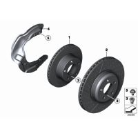 Tarcza hamulcowa przód BMW E90 E91 E92 X1 F30 F31 F20 F21 F36 E84 316 318 320 323 325 328 - 34116774875