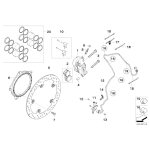 Klocki hamulcowe przód BMW K46 K47 S1000 RR R17 - 34117714800