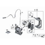 Zestaw naprawczy prowadnicy zacisku przód MINI R60 R61 Cooper - 34119804734