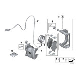Zestaw naprawczy prowadnicy zacisku przód MINI R60 R61 Cooper - 34119804734