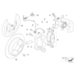 Osłona tarcza kotwiczna tył lewa MINI R55 R56 R57 R58 R59 - 34206785759