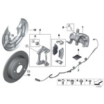 Osłona tarcza kotwiczna tył lewa MINI R55 R56 R57 R58 R59 - 34206785759