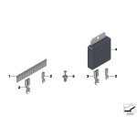 Styk płaski łącznika grzebieniem BMW E36 E38 E39 E46 E53 X5 E60 E70 E71 X5 E81 E83 E84 E90 F01 F10 F20 F30 - 61131387140