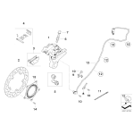Tarcza hamulcowa tył BMW K42 K46 K47 K67 S1000 HP4 - 34217713188