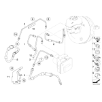 Przewód hamulcowy przód BMW E81 E87 E82 E88 E90 E91 E92 E93 - 34326853500