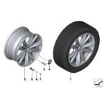 Felga aluminiowa V Spoke 236 BMW F06 F10 F11 F12 F13 640 518 520 525 528 530 535 - 36116780720
