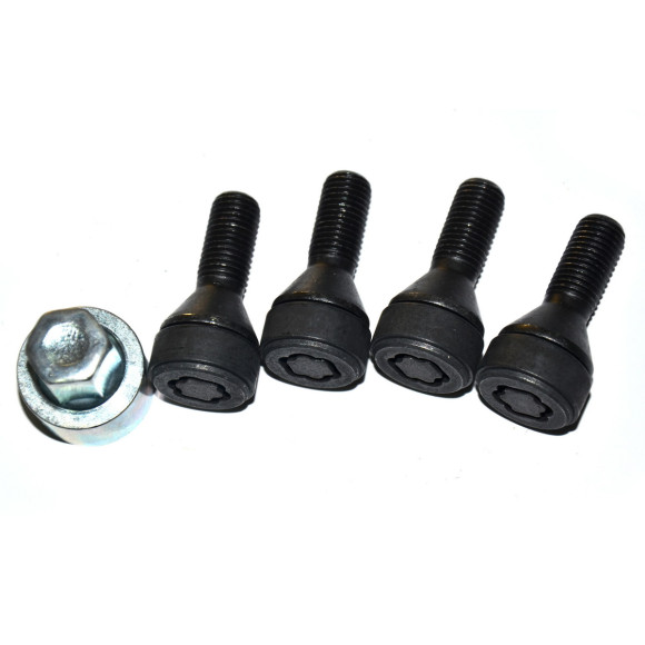 Śruby zabezpieczające kół BMW E30 E36 E46 E90 E34 E39 E60 E32 E38 E84 X1 E81 E87 E82 E88 E81 E92 E61 - 36136792849