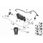Sprężyna poduszka pneumatyczna tył BMW F11 F11N 518 520 523 525 528 530 535 550 - 37106784381