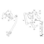 Łącznik regulatora wysokości świateł BMW E84 X1 18d 20d 25d 28i 35i - 37146791075