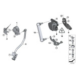 Łącznik regulatora wysokości świateł BMW E84 X1 18d 20d 25d 28i 35i - 37146791075