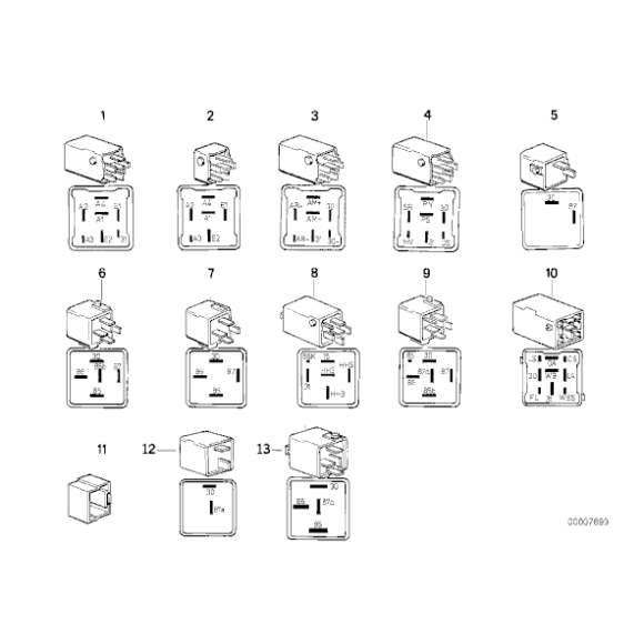 61351389002 Moduł spryskiwaczy reflektorów BMW E31 E32 E34 840Ci 850Ci 850CSi 840i 730i 735i 740i 750i 518i 520i 525i 535i 540i M5 - 6135138 - Części oryginalne BMW Łódź | Sklep internetowy BMW