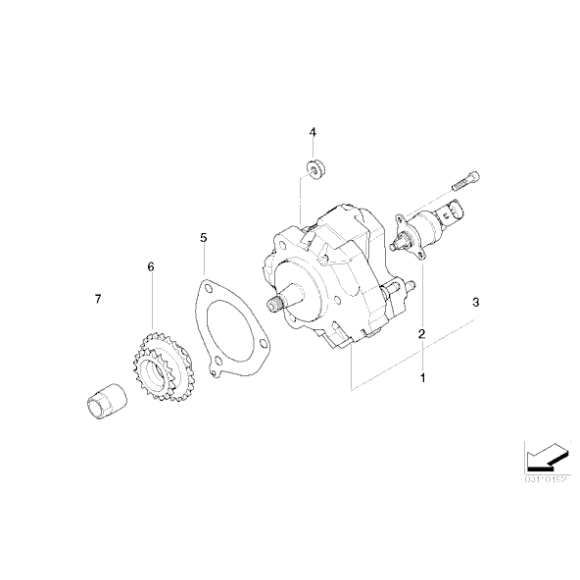 13512247847 Uszczelka metalowa pompy wysokiego ciśnienia BMW E38 E39 E46 E53 E60 E61 E63 E65 E70 E71 E83 E87 E90 E91 E92 - 13512247847 - Części oryginalne BMW Łódź | Sklep internetowy BMW