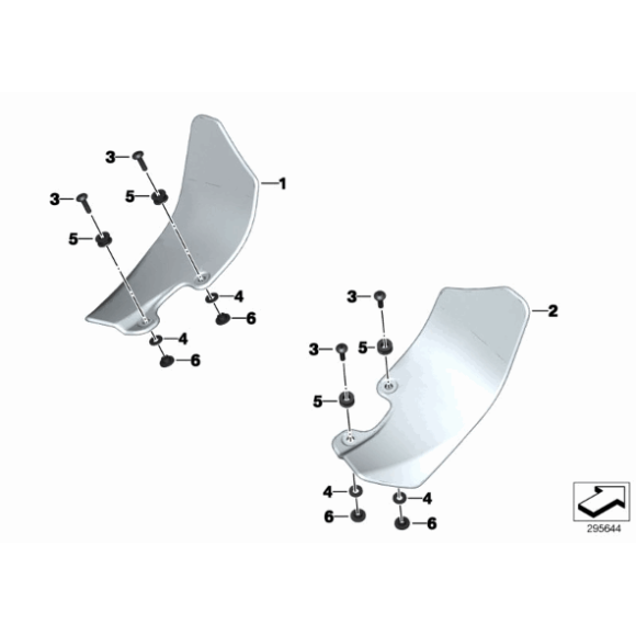 Owiewka lewa BMW K255 R1200GS Adve. - 46637727241